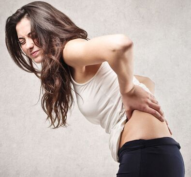 Back pain in a girl