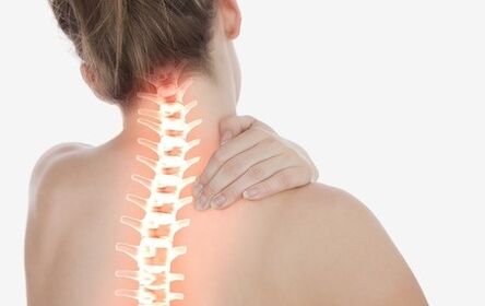 How does the osteocondrosis of cervical spine manifest