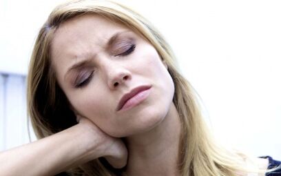 neck pain with cervical osteocondrosis